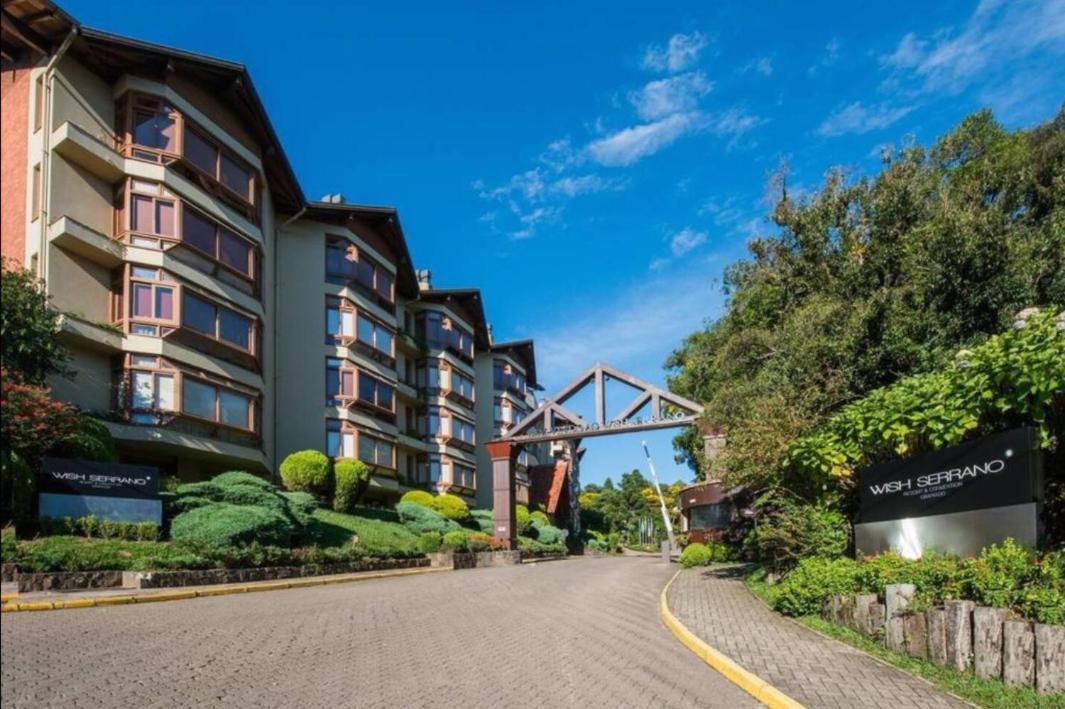 Flat Com Acesso Ao Hotel Ws Gramado Exterior foto
